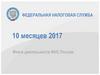 Федеральная налоговая служба. Итоги деятельности ФНС России