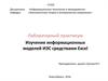 Лабораторный практикум. Изучение информационных моделей ИЭС средствами Excel