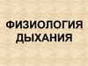 Физиология дыхания