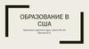 Образование в США