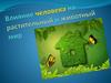 Влияние человека на растительный и животный мир