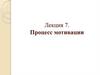 Процесс мотивации