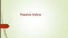 Passive voice