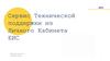 Сервис Технической поддержки из Личного Кабинета ЕИС