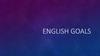 English goals