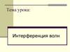 Интерференция волн