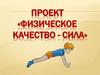 Физическое качество - сила