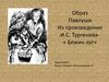 Образ Павлуши из произведения И.С. Тургенева «Бежин луг»