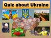 Quiz about Ukraine
