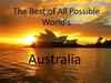 The best of all possible world's. Australia