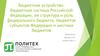 Бюджетная система РФ, ее структура и роль федерального бюджета, бюджетов субъектов Федерации и местных бюджетов
