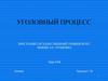 Уголовный процесс. Участники уголовного процесса