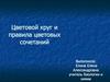 Цветовой круг и правила цветовых сочетаний