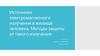 Источники электромагнитного излучения в жилище человека. Методы защиты от такого излучения