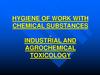 Hygiene of work with chemical substances   industrial and agrochemical toxicology
