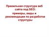 Правильная структура веб-сайта под SEO: примеры, виды и рекомендации по разработке структуры