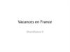 Vacances en France