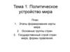 Политическое устройство мира