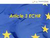 Article 3 ECHR