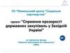 ГО “Рівненський центр “Соціальне партнерство”. Проект “Сприяння прозорості державних закупівель у Західній Україні”