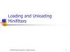 Loading and Unloading Minifilters