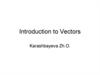 Introduction to vectors