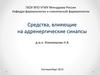Средства, влияющие на адренергические синапсы