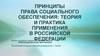 Принципы права социального обеспечения. Теория и практика применения в РФ