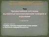 Чрезвычайные ситуации, вызванные возникновением пожаров и взрывами