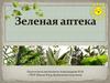 Зеленая аптека