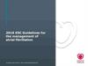 2016 ESC Guidelines for the management of atrial fibrillation