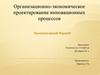 Организационно-экономическое проектирование инновационных процессов