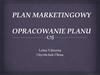 Plan marketingowy. Opracowanie planu