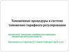 Таможенные процедуры в системе таможенно-тарифного регулирования