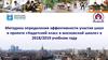 Методика определения эффективности участия школ в проекте «Кадетский класс в московской школе» в 2018-2019 учебном году