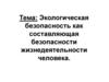 Экологическая безопасность