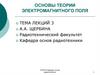 Основы теории электромагнитного поля