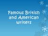 Famous British and American writers