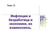 Инфляция и безработица в экономике, их взаимосвязь