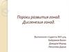 Пороки развития гонад. Дисгенезия гонад