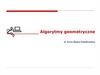 Algorytmy geometryczne