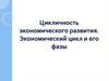 Цикличность экономического развития. Экономический цикл и его фазы