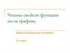 Чтение свойств функции по ее графику