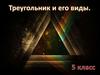 Треугольник и его виды. 5 класс
