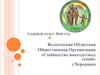 Годовой отчет 2018 год. Общественная Организация «Сообщество многодетных семей»