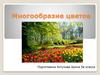Многообразие цветов