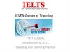 Introduction to IELTS. Speaking and Listening Practice