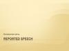 Reported Speech
