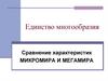 Единство многообразия. Сравнение характеристик микромира и мегамира
