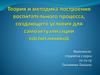 Теория и методика построения воспитательного процесса, создающего условия для самоактуализации воспитанников